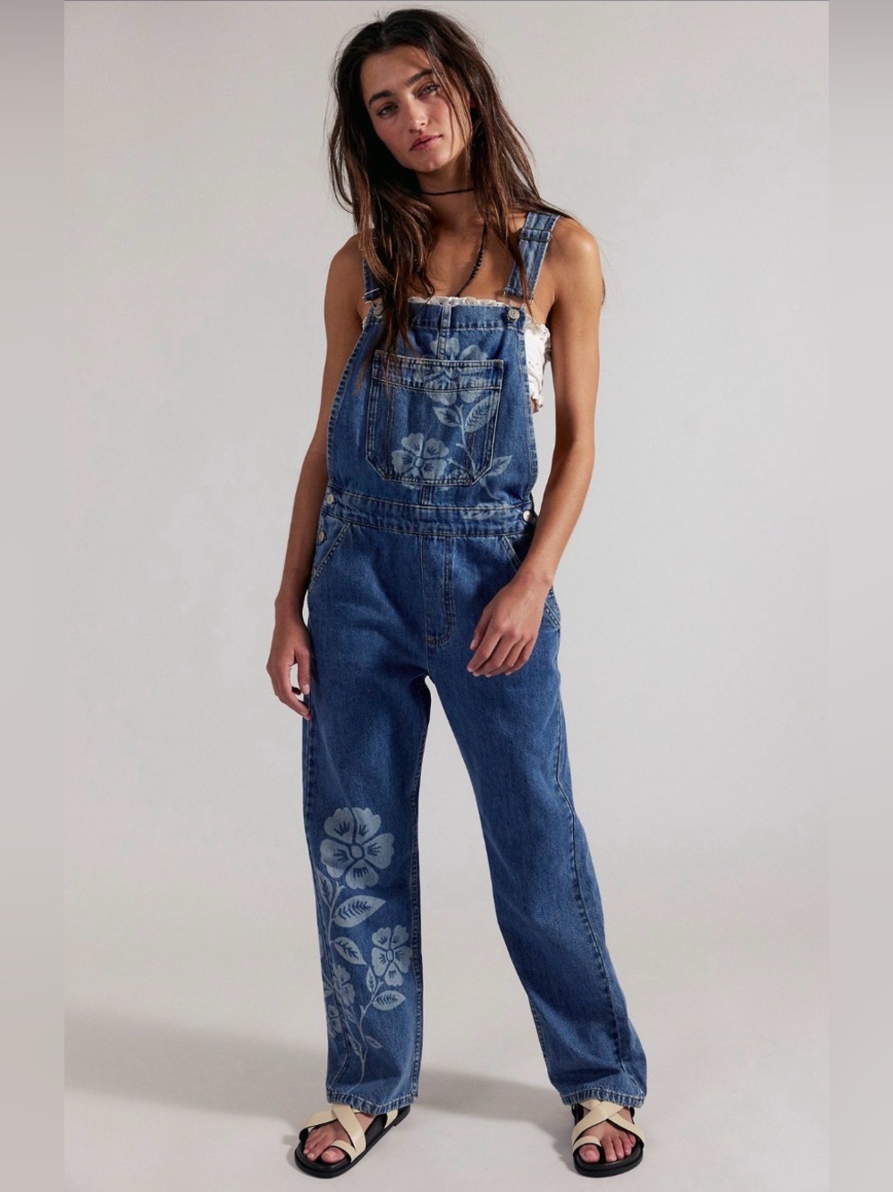 Free people we the free ziggy printed overalls